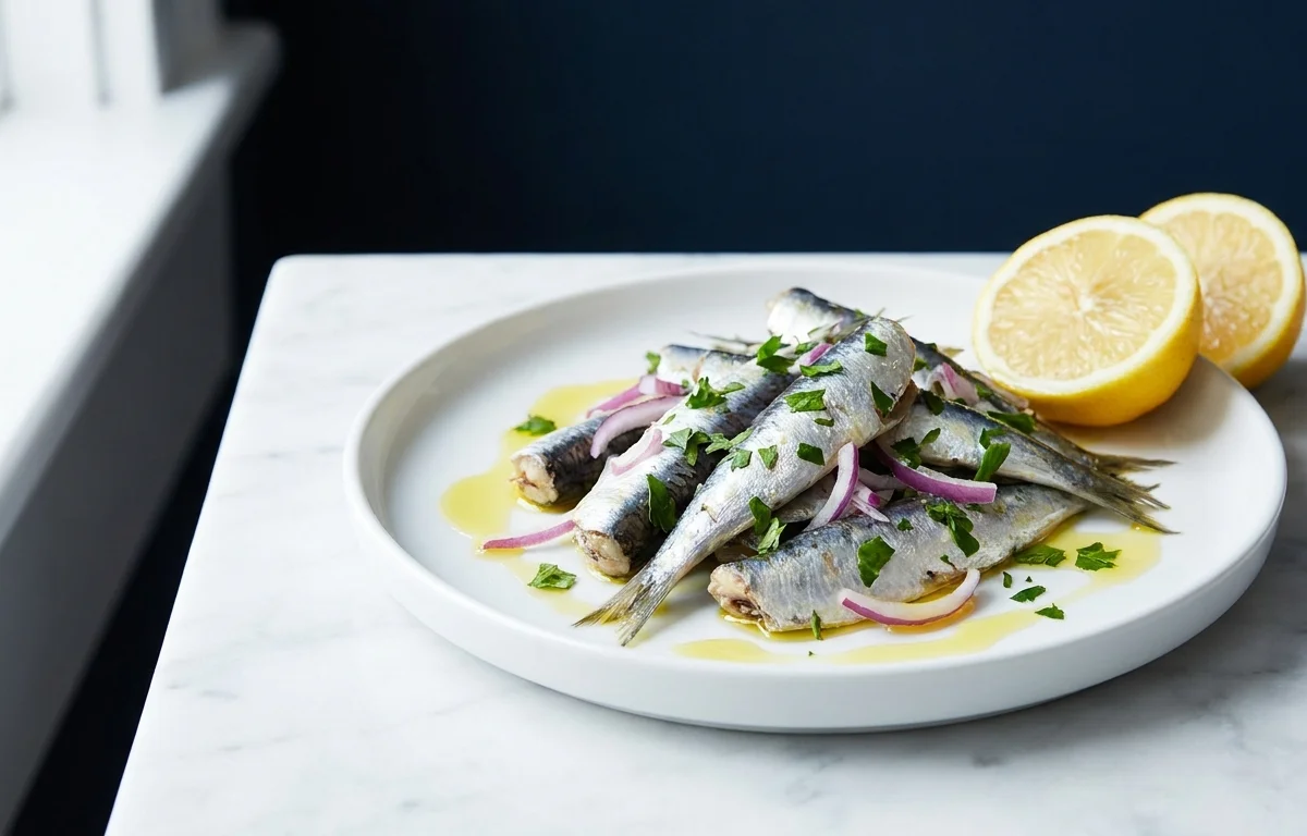 Sardines with Lemon and Herbs