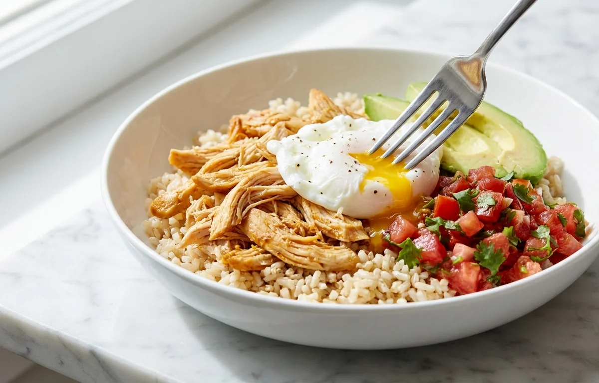 Chicken and Egg Breakfast Bowl