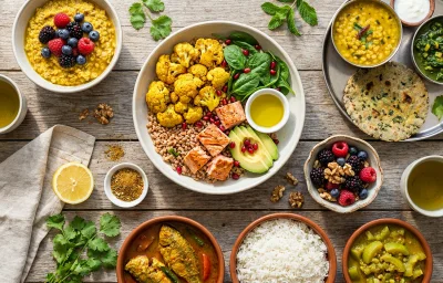 14-Day Indian Anti-Inflammatory Meal Plan (Turmeric-Forward, 1,900 kcal)