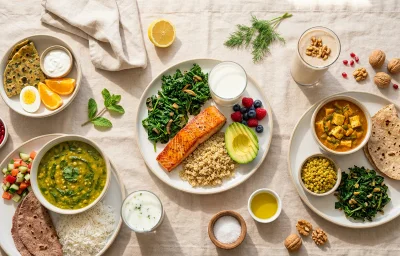 14-Day Indian Pregnancy Meal Plan (2,200 kcal, Folate + Iron + Calcium)