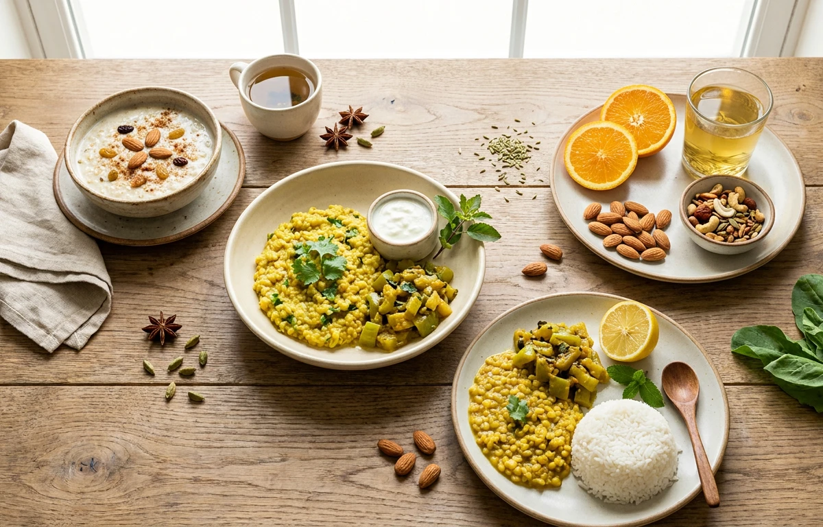 14-Day Sattvic Meal Plan (Yogic, Pure, 1,800 kcal)
