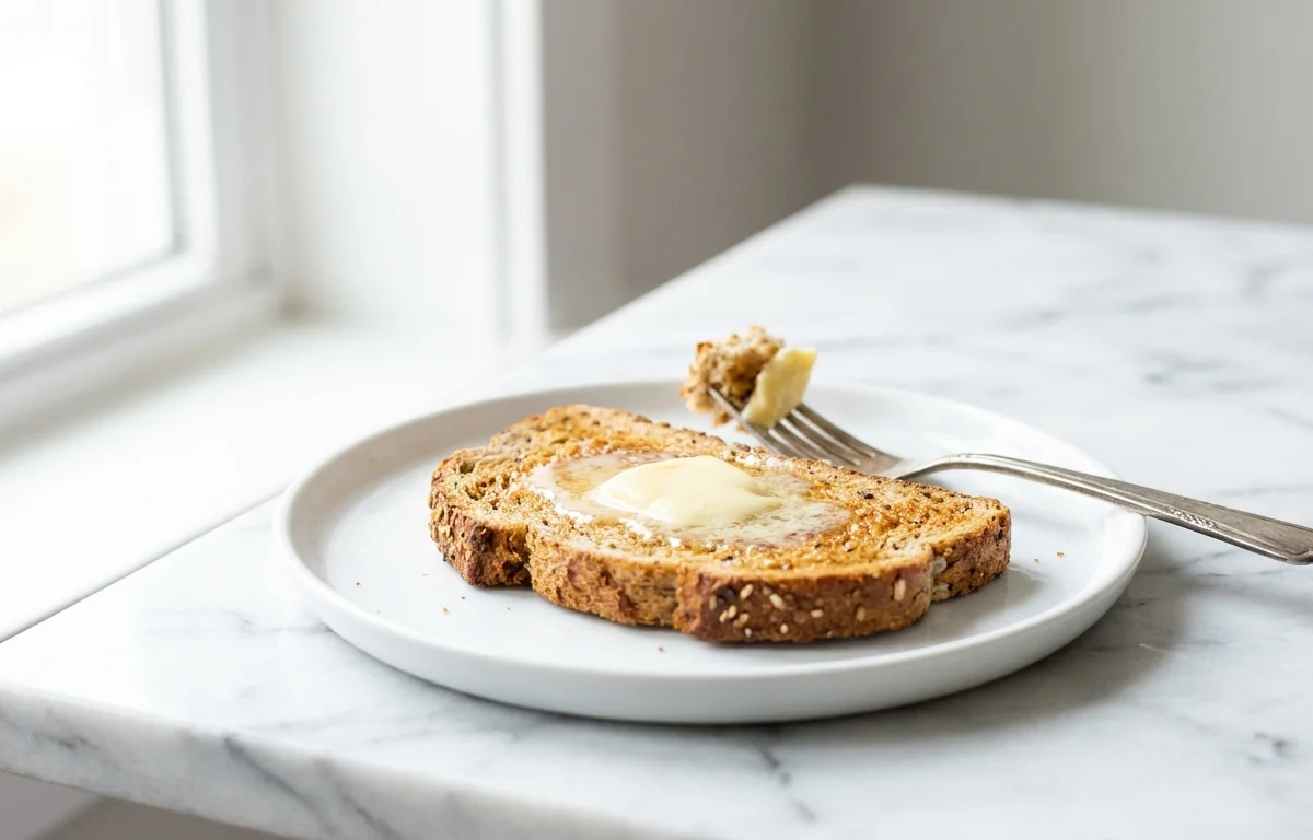 Whole-Grain Toast with Vegan Butter