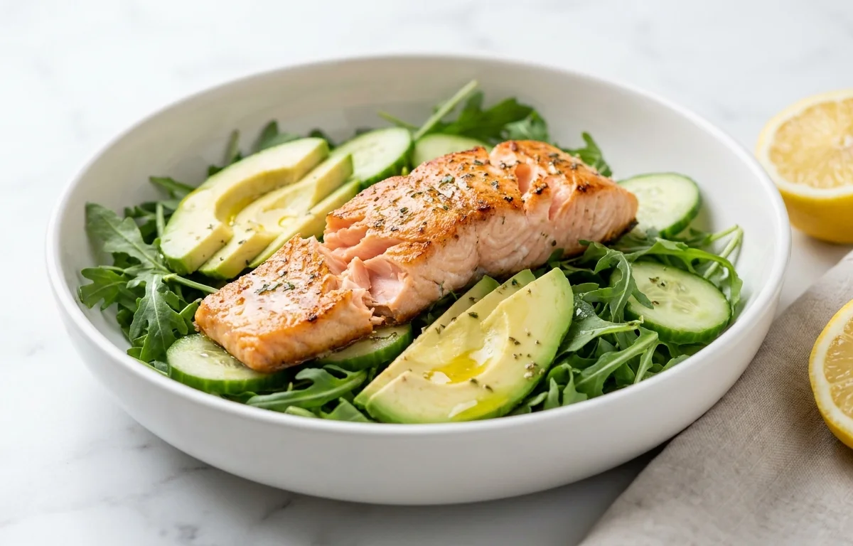 Salmon Arugula Salad
