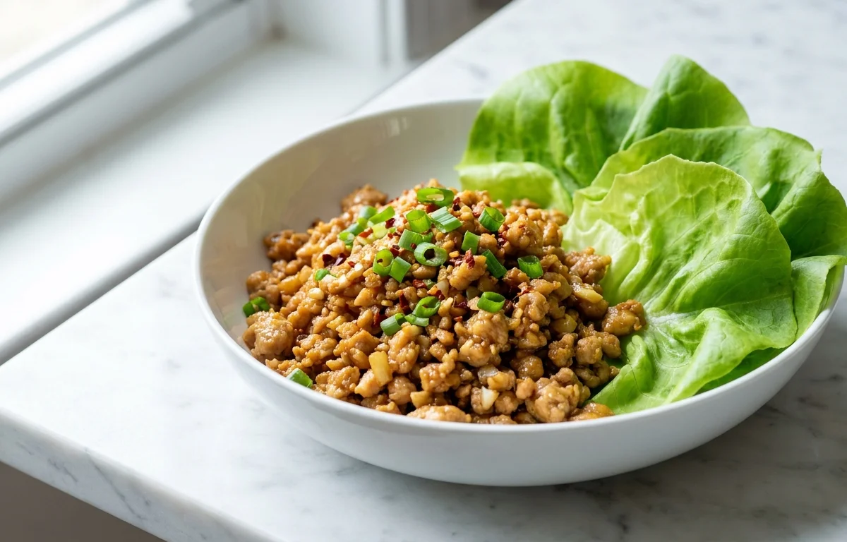 Asian Turkey Lettuce Wraps