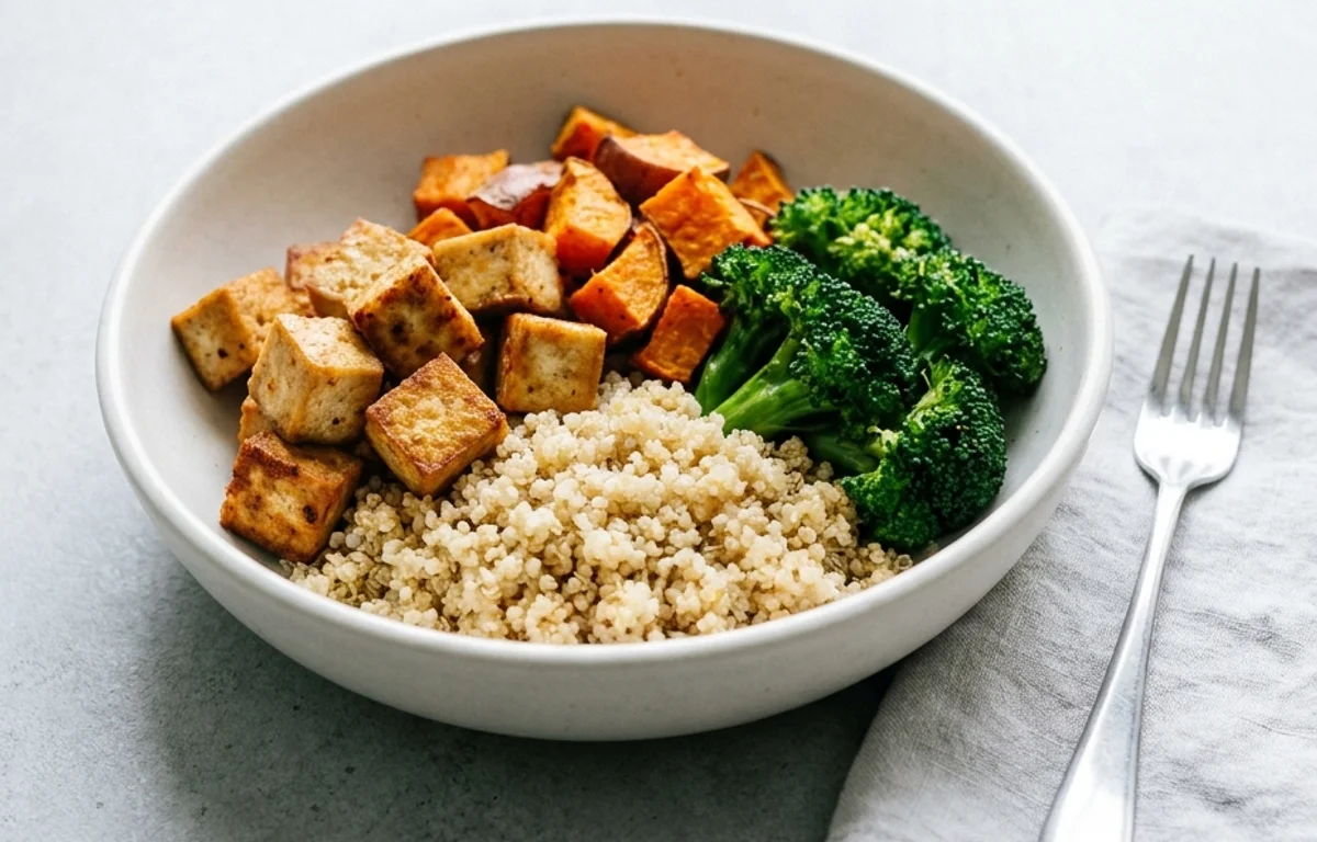 Quinoa Tofu Buddha Bowl