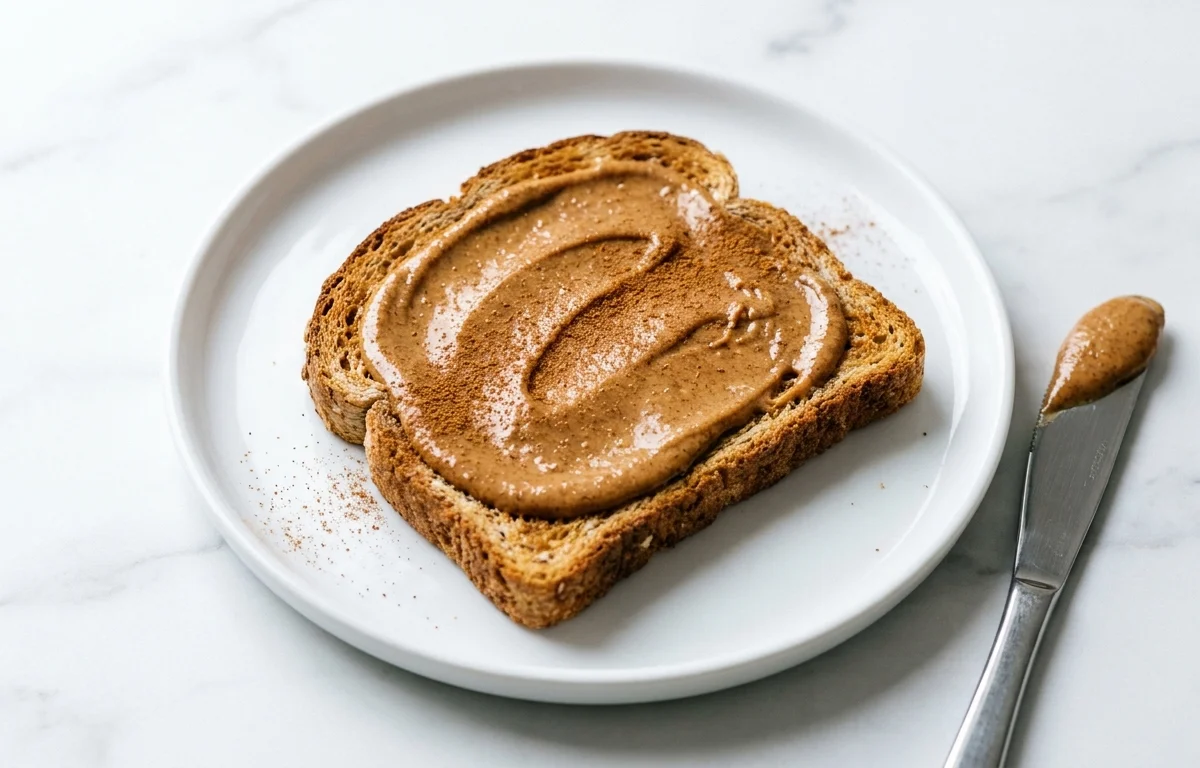 Whole-Grain Toast with Almond Butter