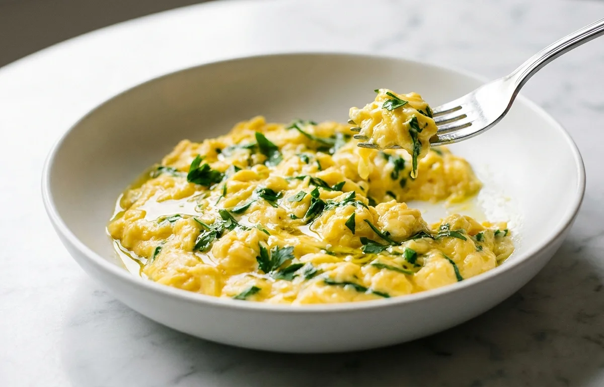 Scrambled Eggs with Herbs