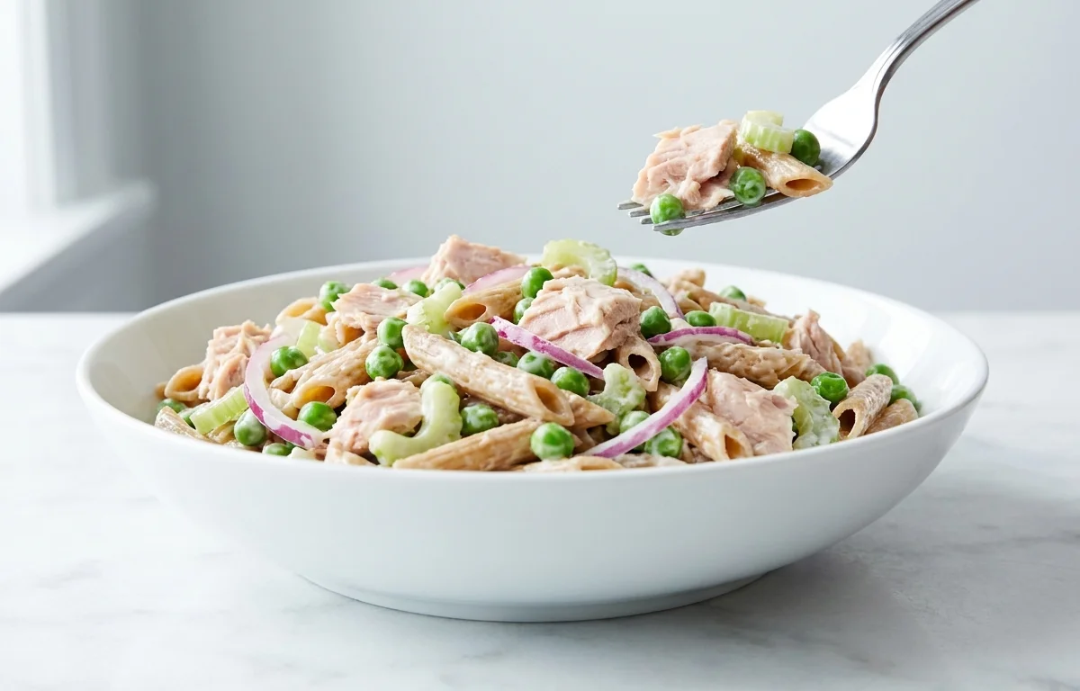 Tuna Pasta Salad with Peas