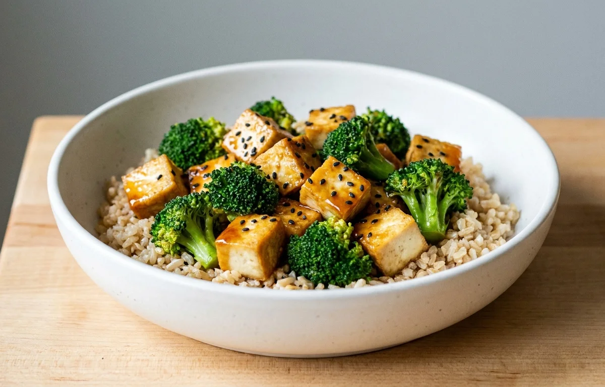Tofu Stir-fry with Brown Rice