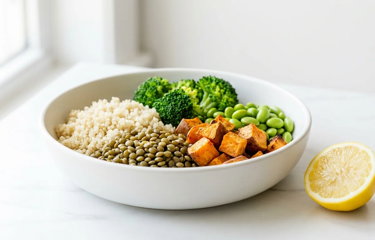Lentil-Quinoa Buddha Bowl
