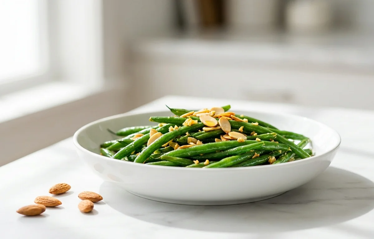 Sautéed Green Beans with Almonds
