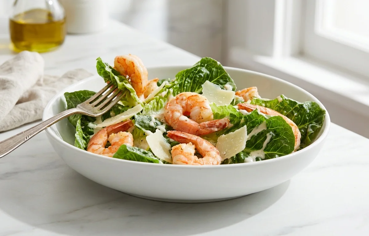 Shrimp Caesar Salad