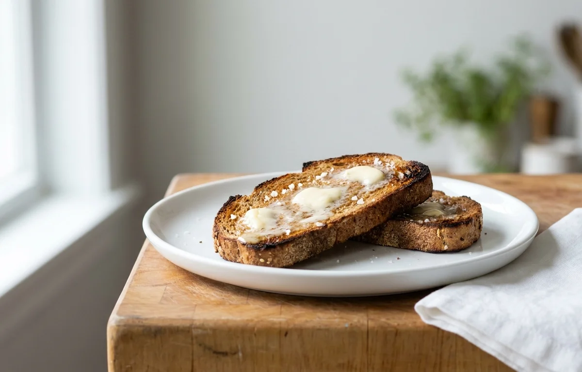 Whole-Grain Toast with Butter