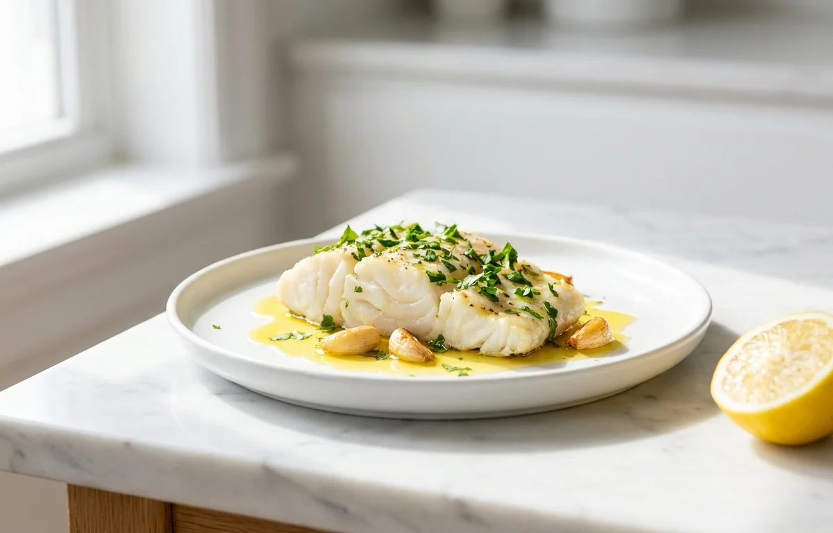 Baked Cod with Herbs