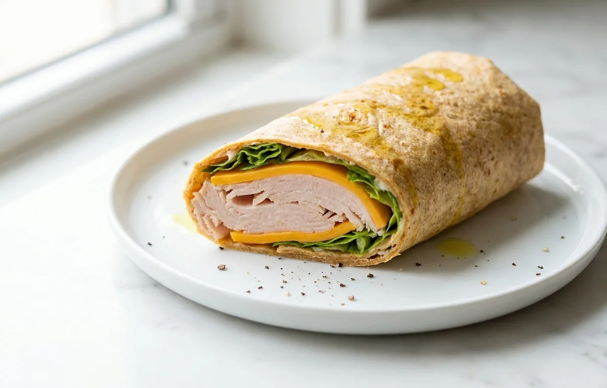 Fresh Turkey and Cheese Wrap