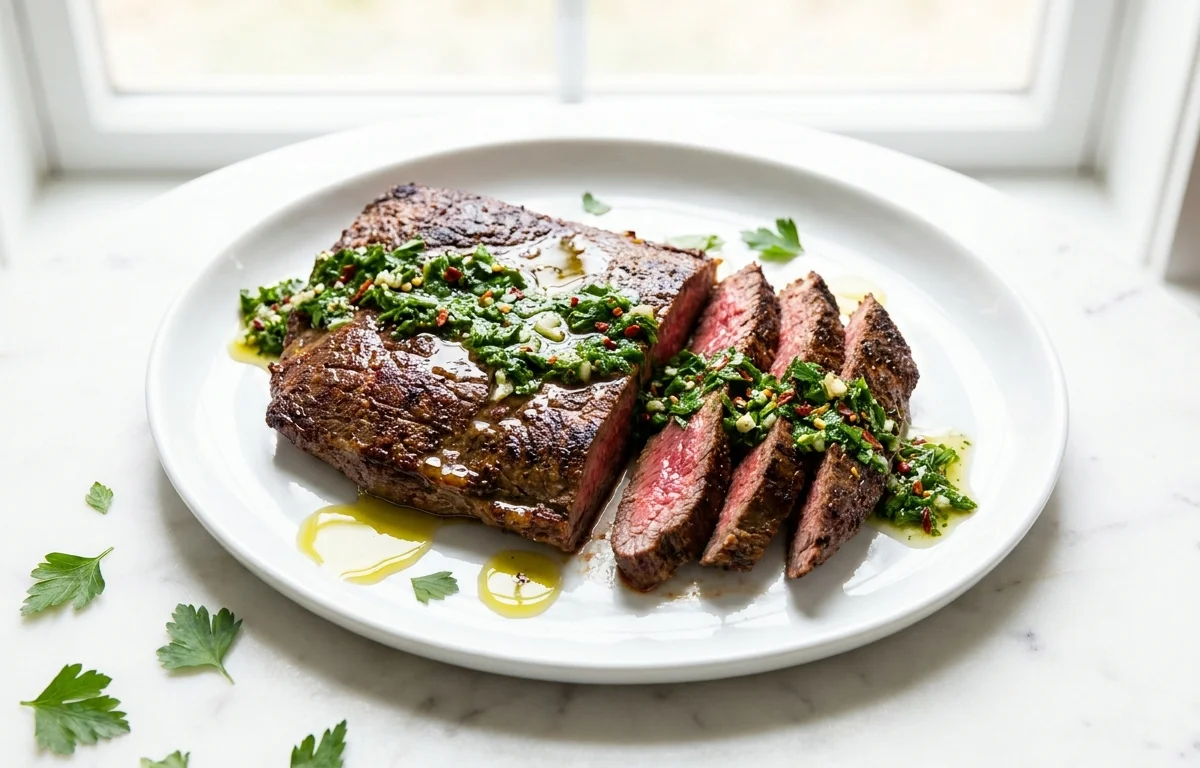 Flank Steak with Chimichurri