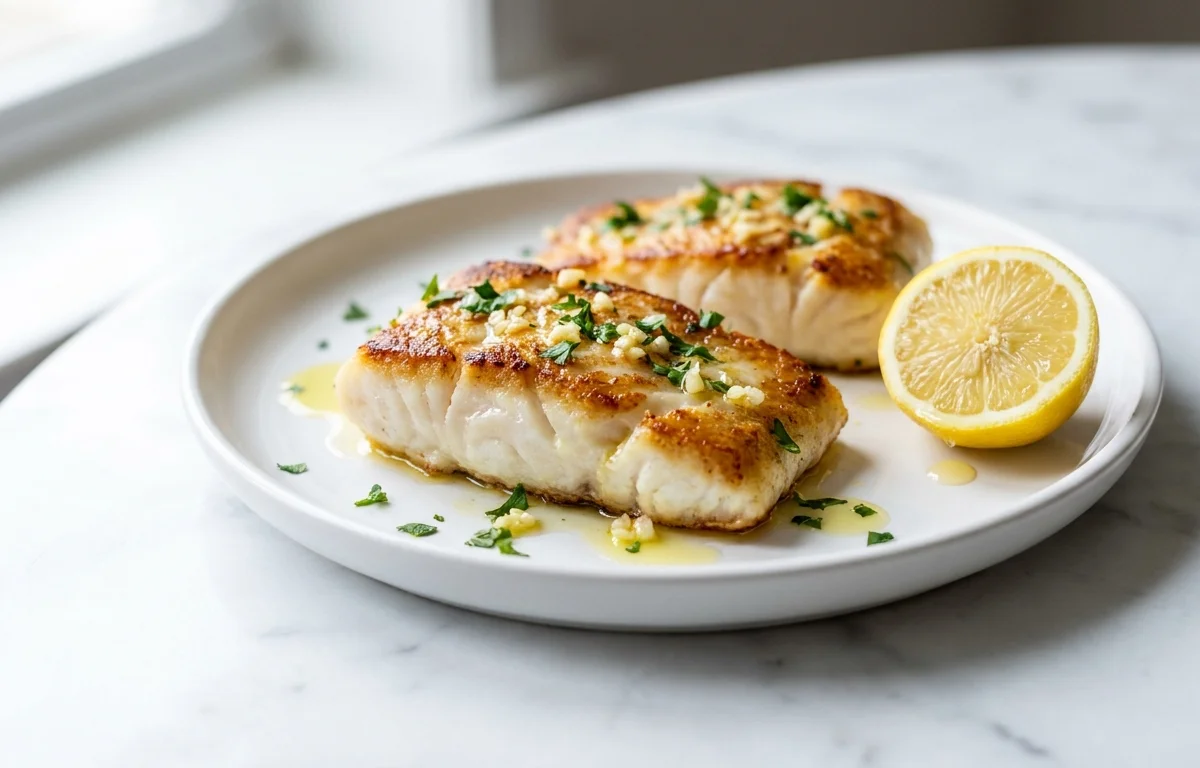 Pan-Seared Cod with Herbs
