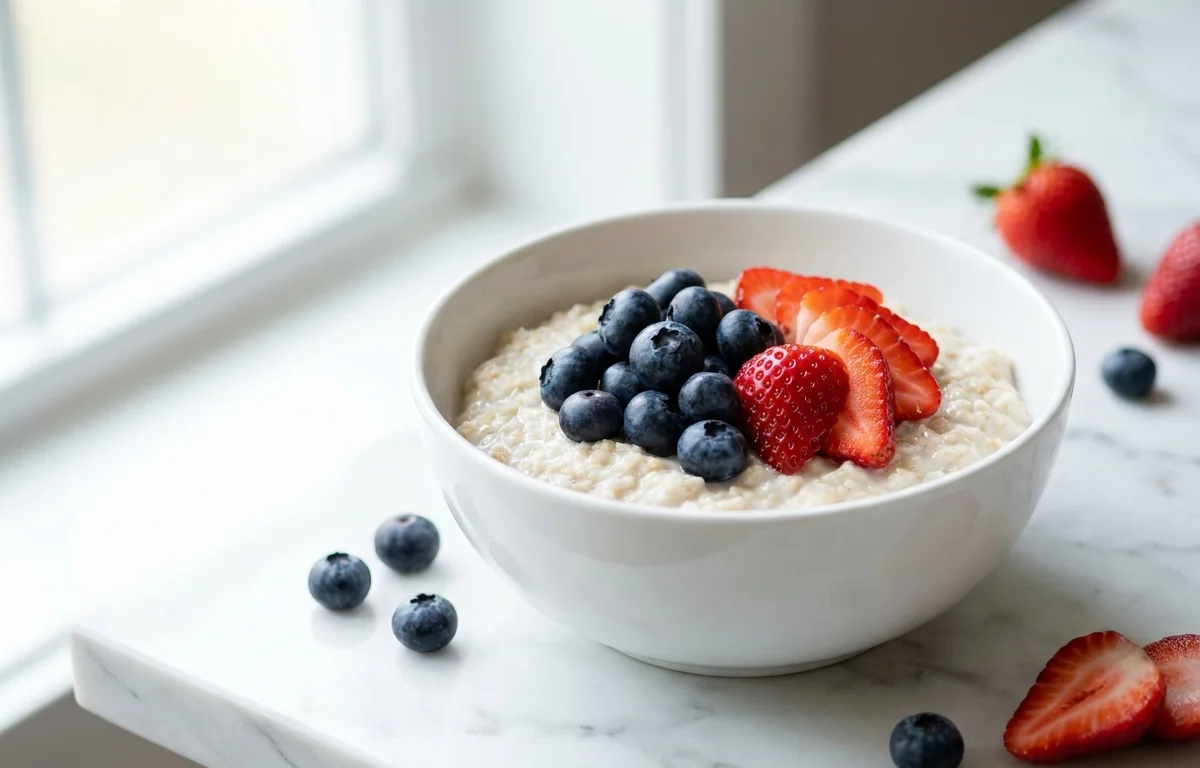 Gluten-Free Oatmeal with Berries