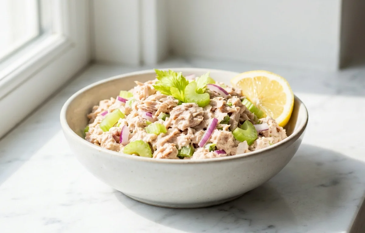 Tuna Salad with Celery and Lemon