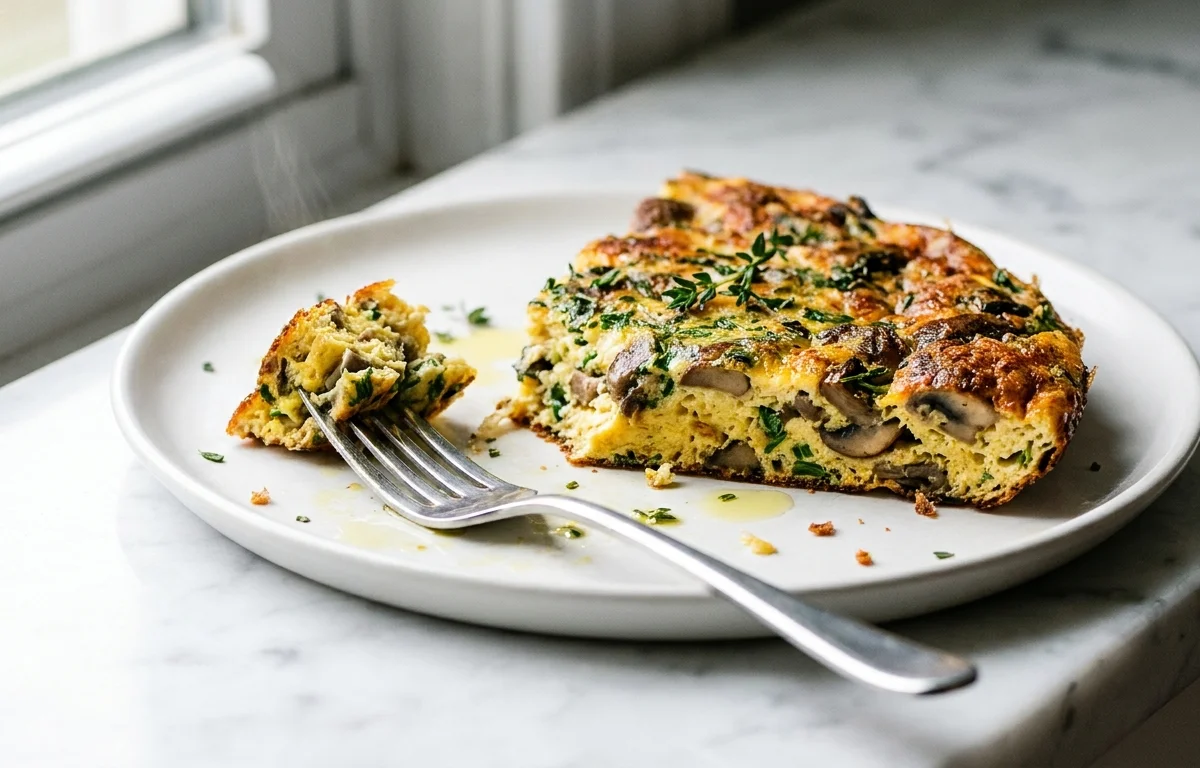 Mushroom and Herb Frittata