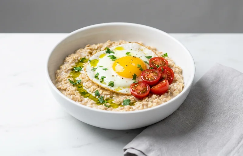 Savory Mediterranean Oats Bowl