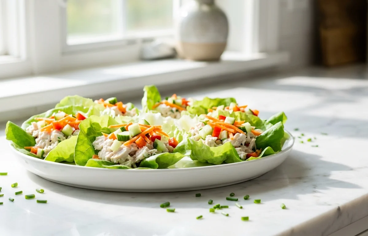 Turkey Salad Lettuce Cups