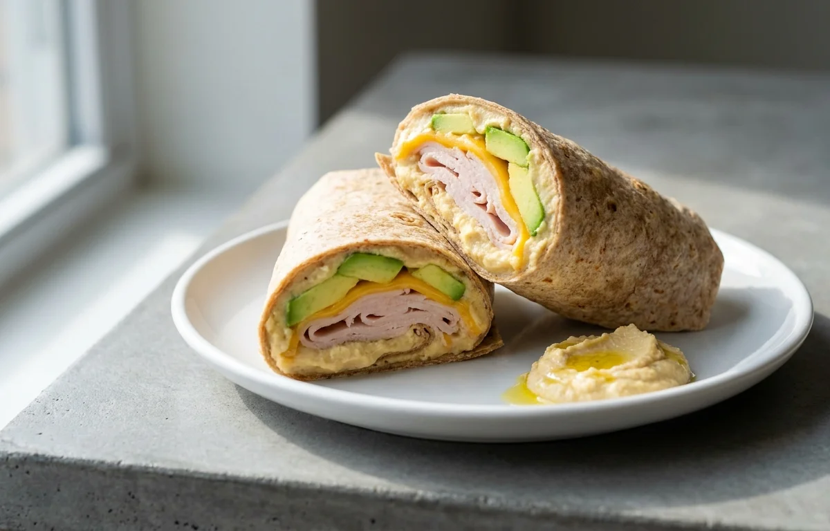 Turkey Hummus Wrap