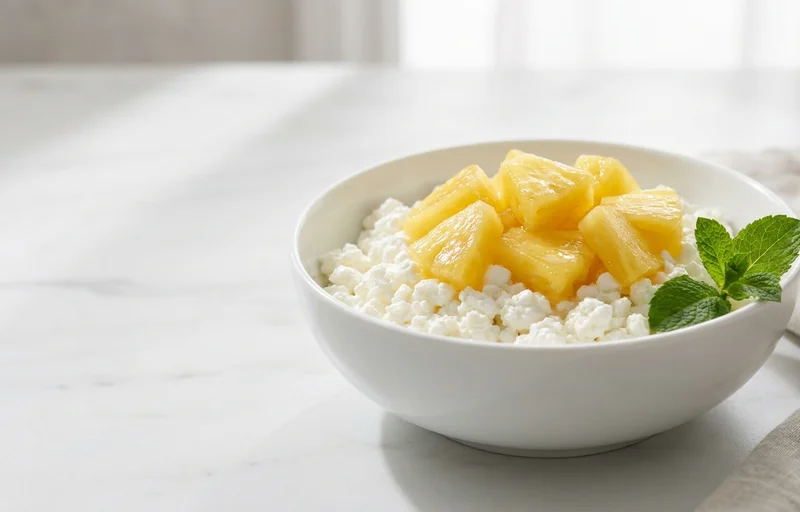 Cottage Cheese with Pineapple