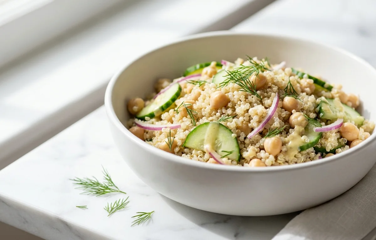 Quinoa and Chickpea Bowl