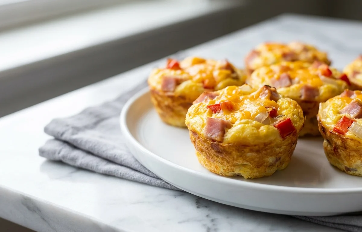 Egg Muffins with Ham and Cheese