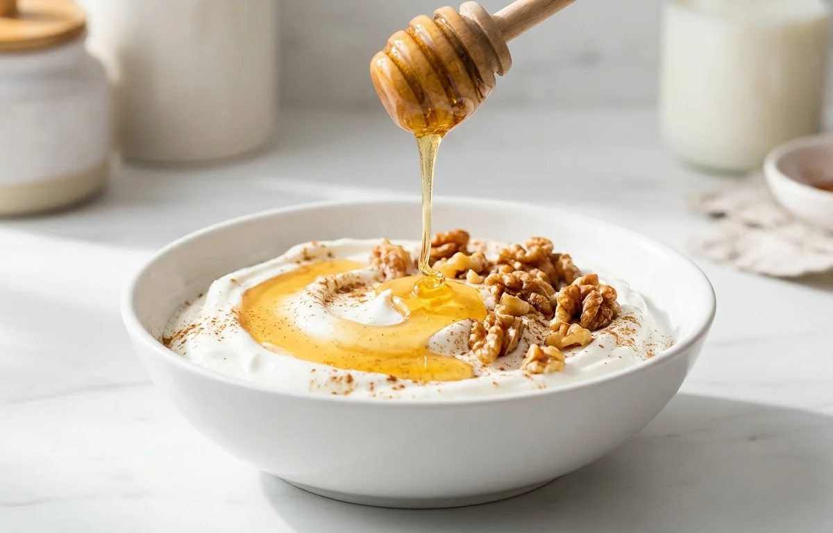 Greek Yogurt with Honey and Walnuts