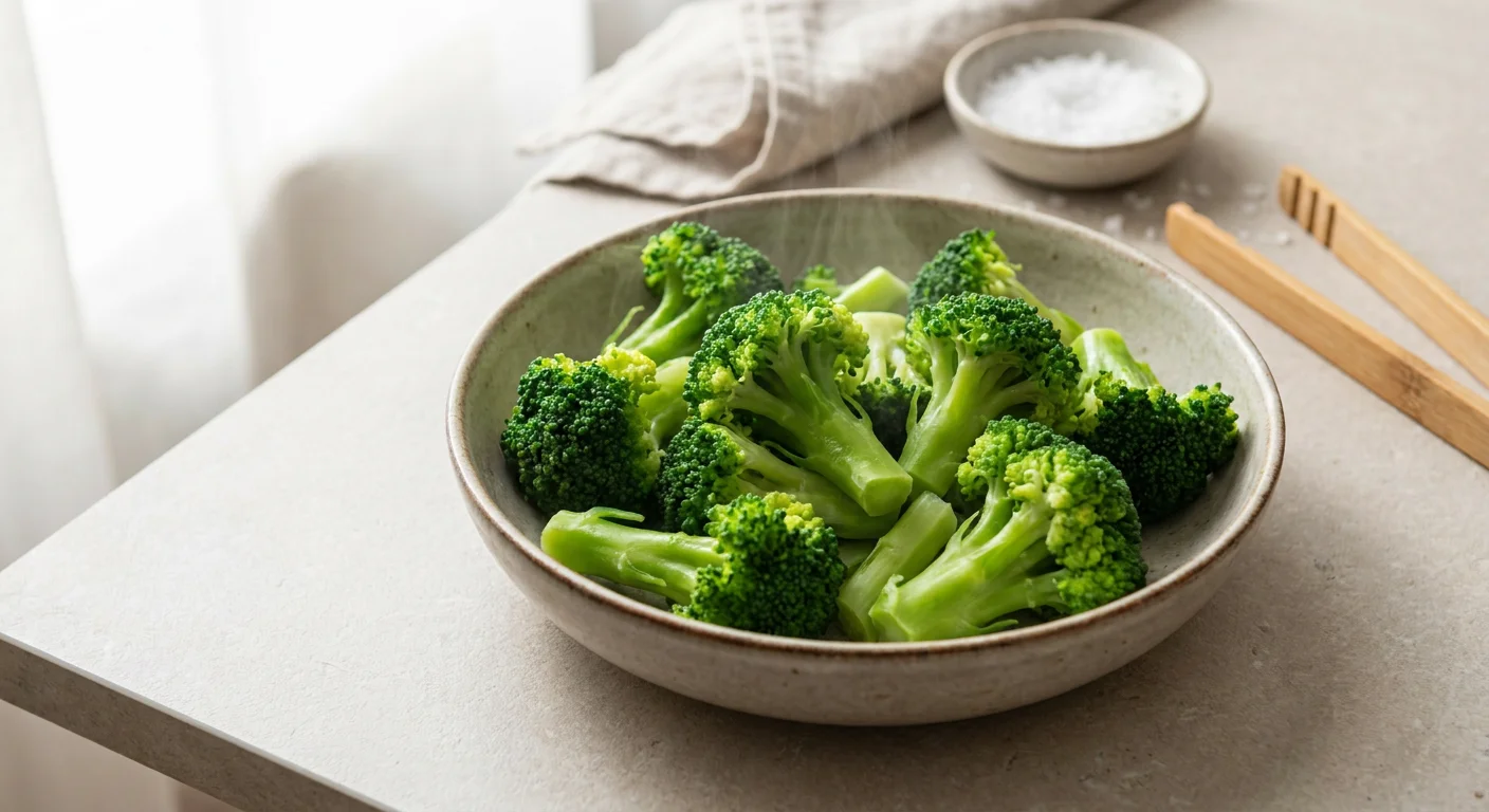 Boiled unsalted frozen chopped broccoli: Vitamin C, Fiber, Glycemic Index & How to Cook It
