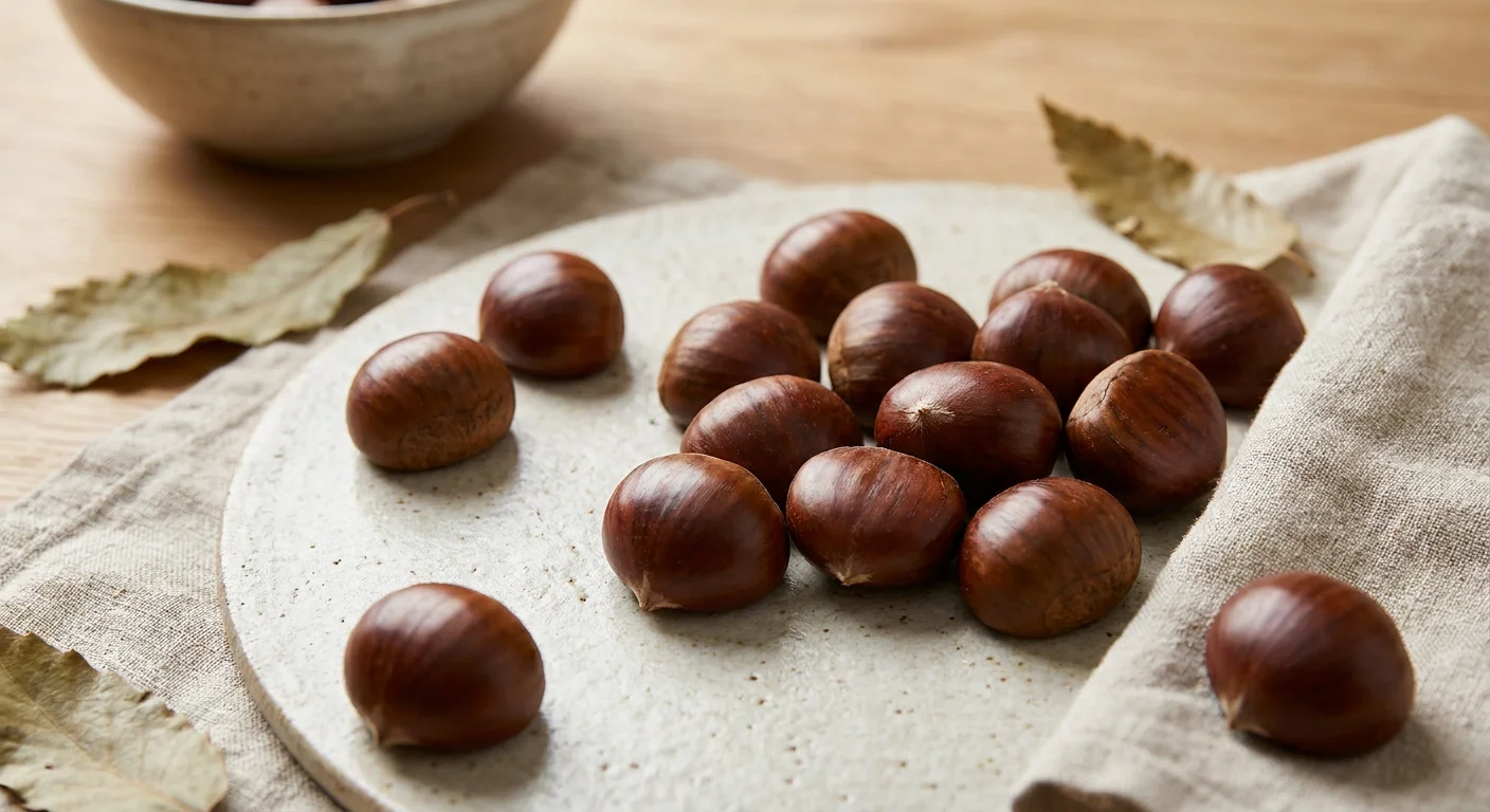 Dried Unpeeled European Chestnut: Fiber, Carbs, Glycemic Index & Nutrition Facts