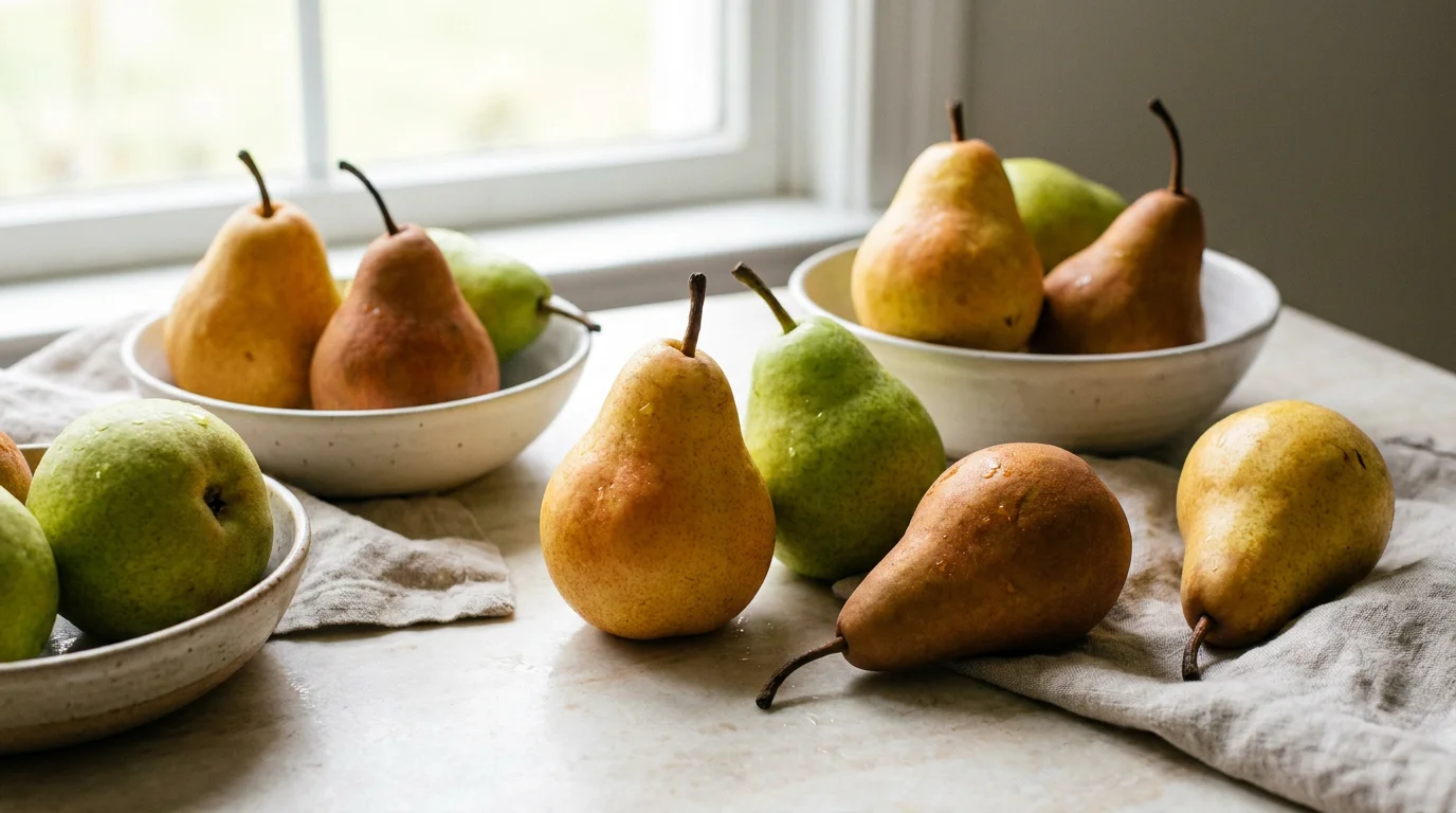 Pear: Fiber, Glycemic Index & Why That Gritty Texture Is a Good Thing