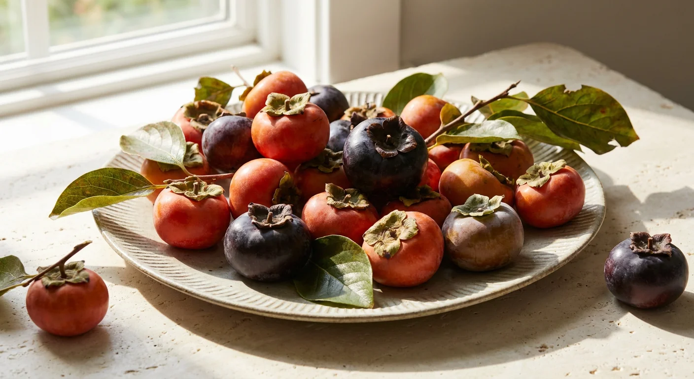 Raw Native Persimmon: Vitamin C, Fiber, Glycemic Index & More