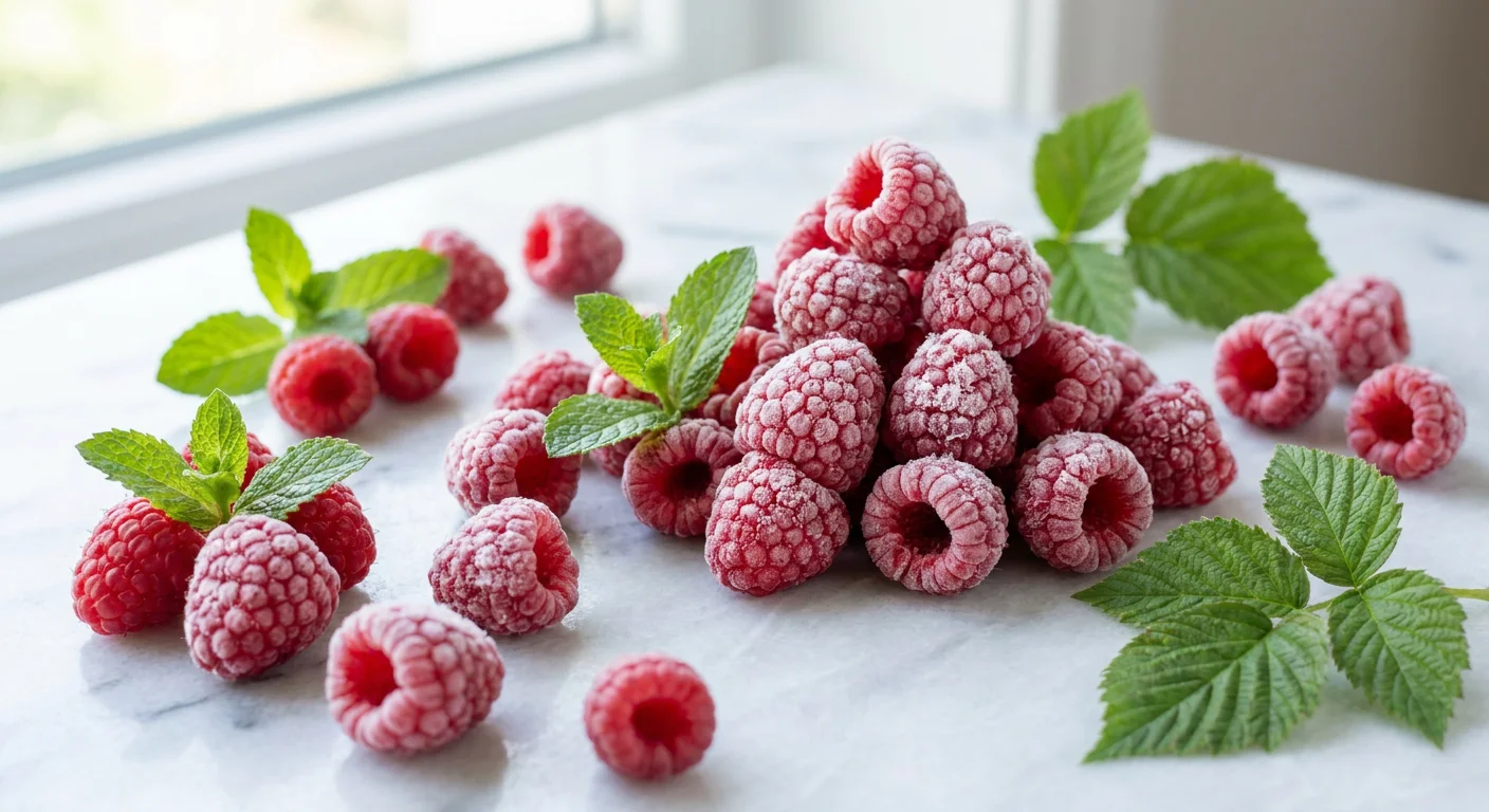 Frozen Unsweetened Raspberries: Nutrition, Fiber, Glycemic Index & Why They're a Freezer Staple