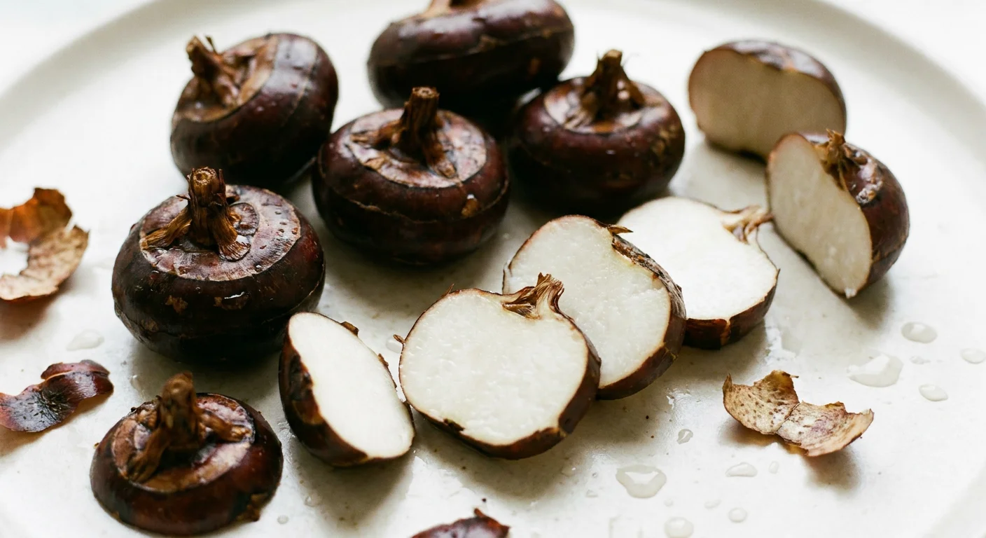 Raw Chinese Water Chestnut: Crisp Texture, Carbs, Glycemic Index & Nutrition Facts