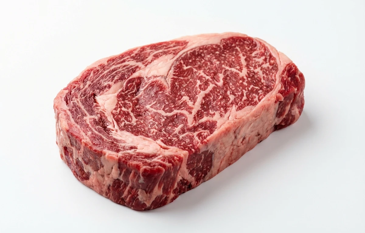 raw beef loin steak