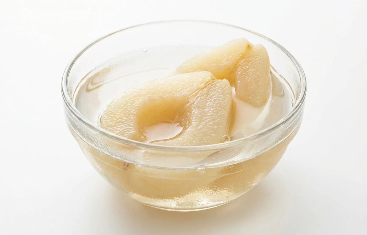 canned pear