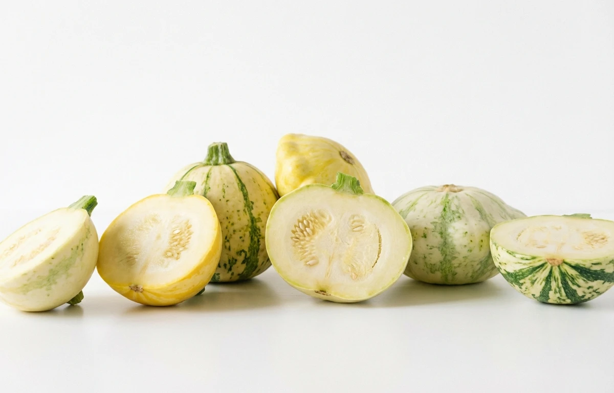boiled salted scallop squash