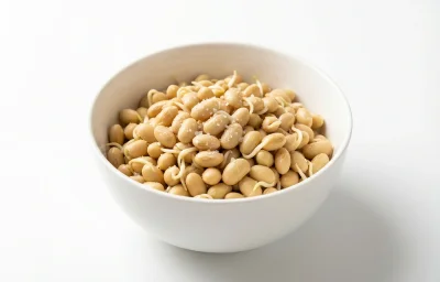 steamed cooked salted sprouted soybean