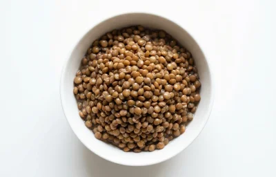 boiled unsalted lentils