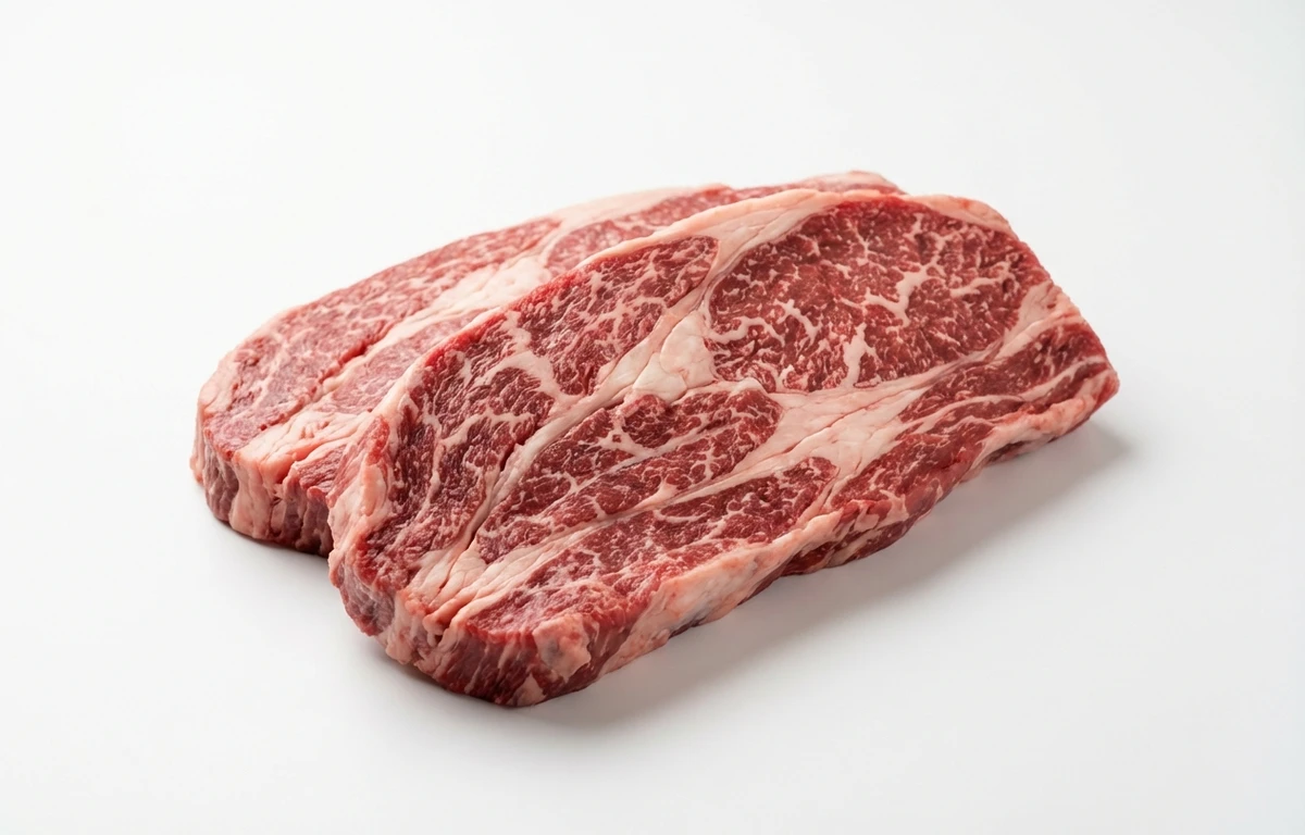 raw beef chuck eye ribs