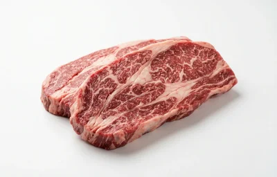 raw beef chuck eye ribs