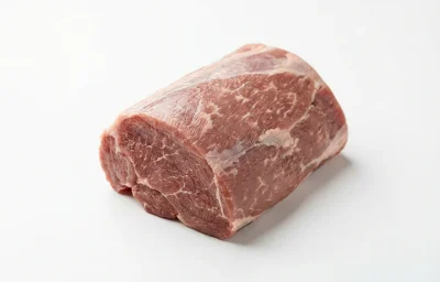 raw boneless lamb loin