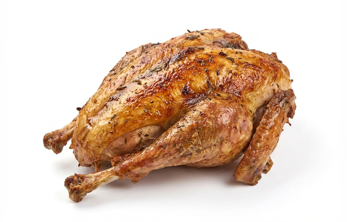 roasted turkey back