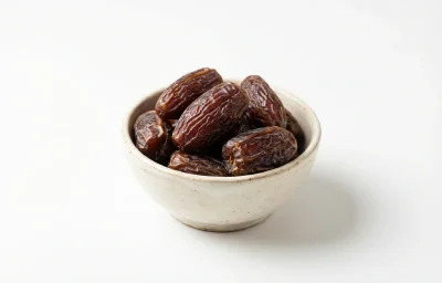 dry dark brown dates
