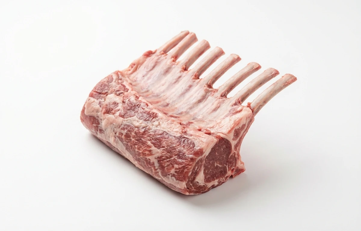 raw New Zealand lamb rack