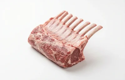 raw New Zealand lamb rack