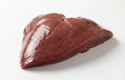 raw veal liver